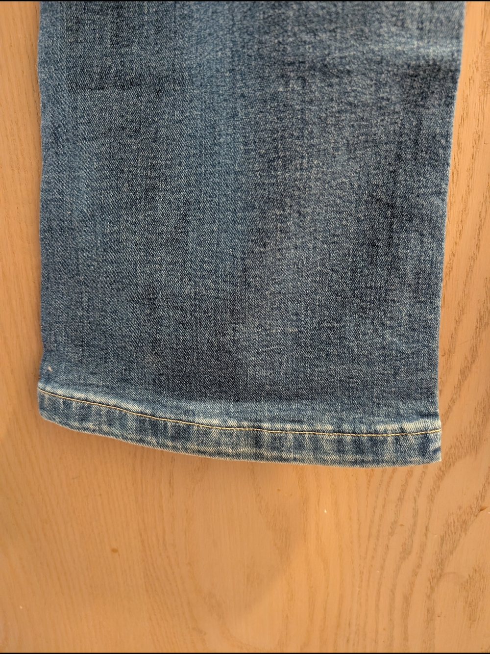 GAP Blue Flare Jeans with Front Patch Pockets - Picture 6 of 7